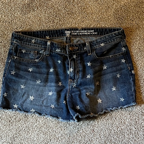 Gap boyfriend short shorts with stars - Picture 1 of 4